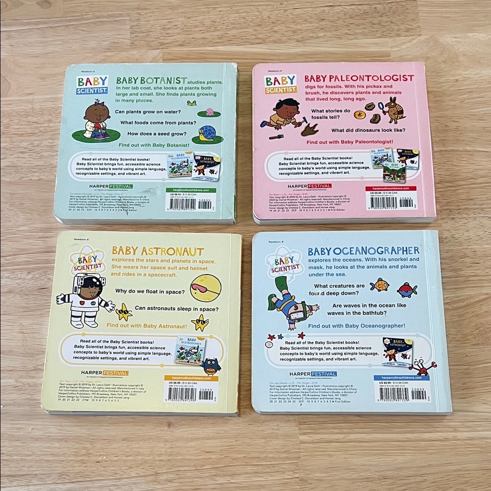 Baby Scientist Book Bundle - 4 Board Books - Picture 2 of 6